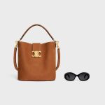 CELINE MEDIUM BUCKET LOUISE IN NUBUCK CALFSKIN - Image 6